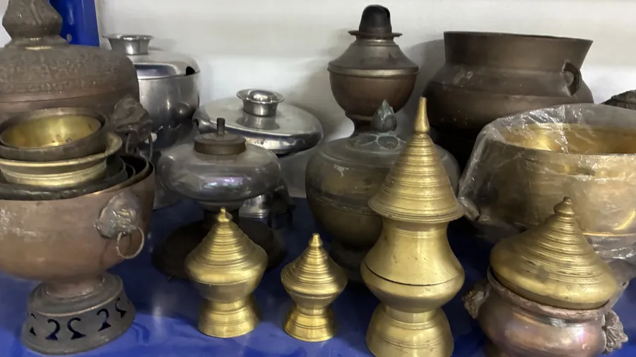 เครื่องทองเหลืองโบราณที่รับซื้อจริง ชุดที่ 13
